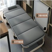 2022 new folding bed single lunch bed office nap artifact simple marriage lounge chair portable home hospital accompanying bed c