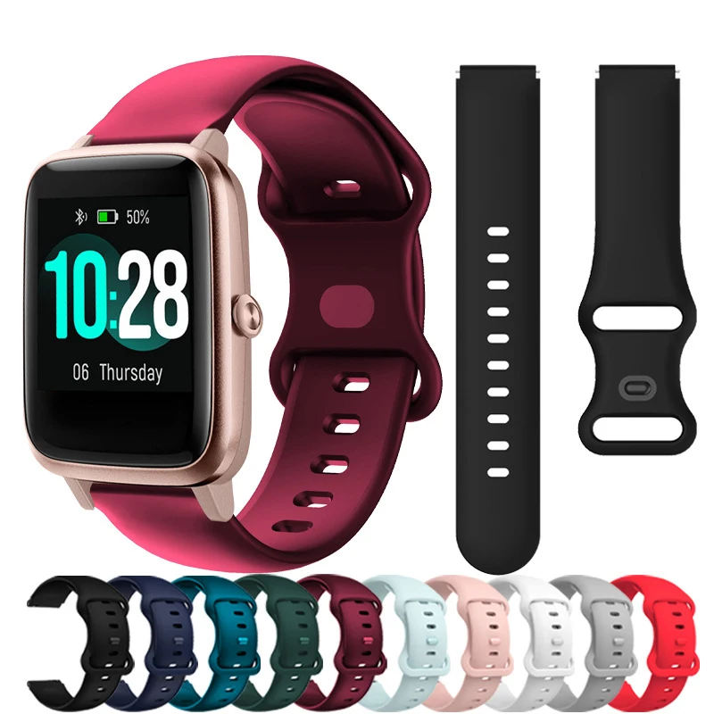Watch Bracelet for ID216 Band ID205L Strap Silicone Wristband for ID205 Strap ID205G ID205U correa Willful Haylou Solar LS01