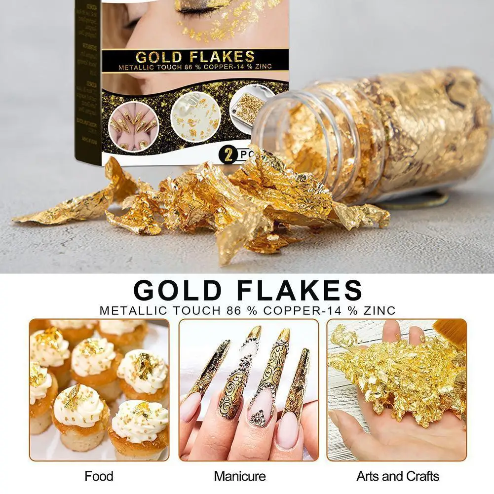 

Золотые листья для ухода за красотой, золотые бумажные листья, золотые листья T2d9