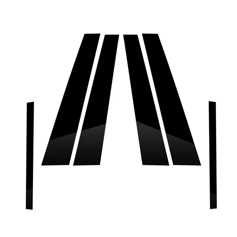 

Автомобильная дверь, окно, колонка BC, столб, отделка, наклейка для ПК для BMW- 5 серии F10 2011-2017, черные аксессуары