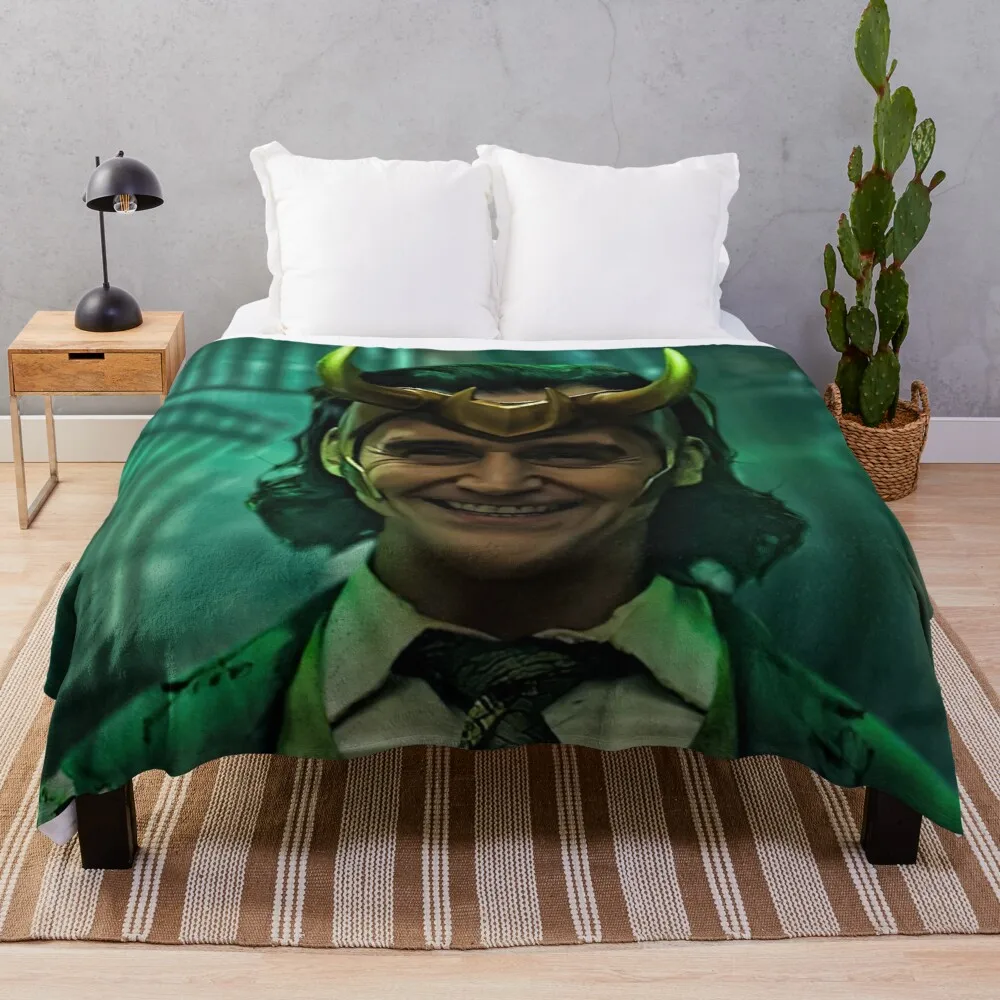

Tom laughing poster Throw Blanket Hairy Blankets