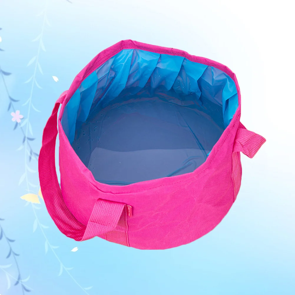 

Multifunctional Collapsible Portable Travel Outdoor Wash Basin Folding Bucket for Camping Hiking Travelling Fishing(Random
