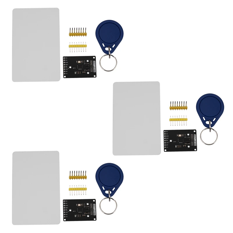 

3X Mini Rc522 Rfid Sensor Module Card Reader Writer Module I2C Iic Interface Ic Card Rf Sensor Module Rc522 13.56Mhz