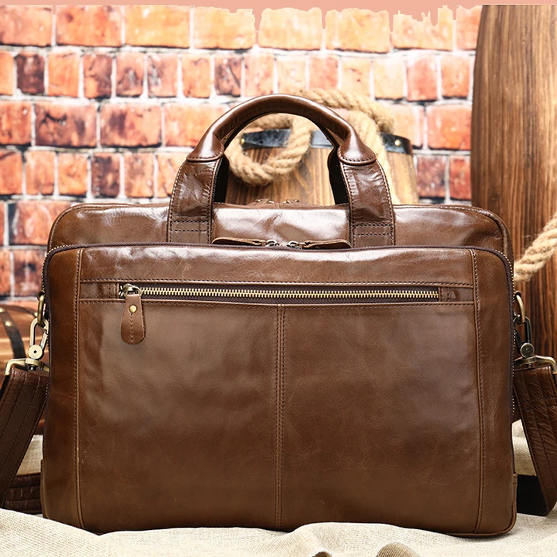 

Laptop Bags for Men Handbag Bag Men Leather Luxury Bag Brand Side Bags Suitcase Executive Briefcase Man Men's Women's
