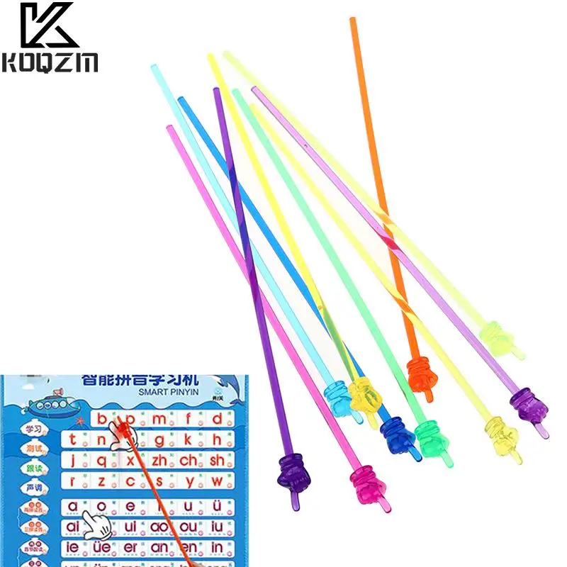 

2/10pcs Finger Reading Sticks Preschool Teaching Tools Sticks Teaching Aids Educational Learning For Children