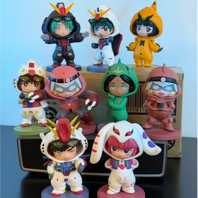 Фото 2026 Bandai BNFIGURE Q Фигурка Pajamars, игрушка, фигурка Mobile Suit Gundam Universe Century, кукла, набор второго поколения, подарочная коробка-сюрприз №1
