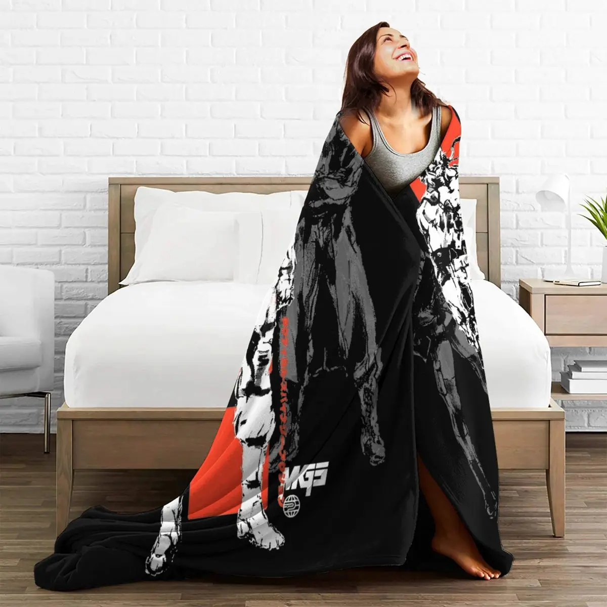 MGS Snake Metal Gear однотонные одеяла флисовые зимние портативные ультра-мягкие пледы