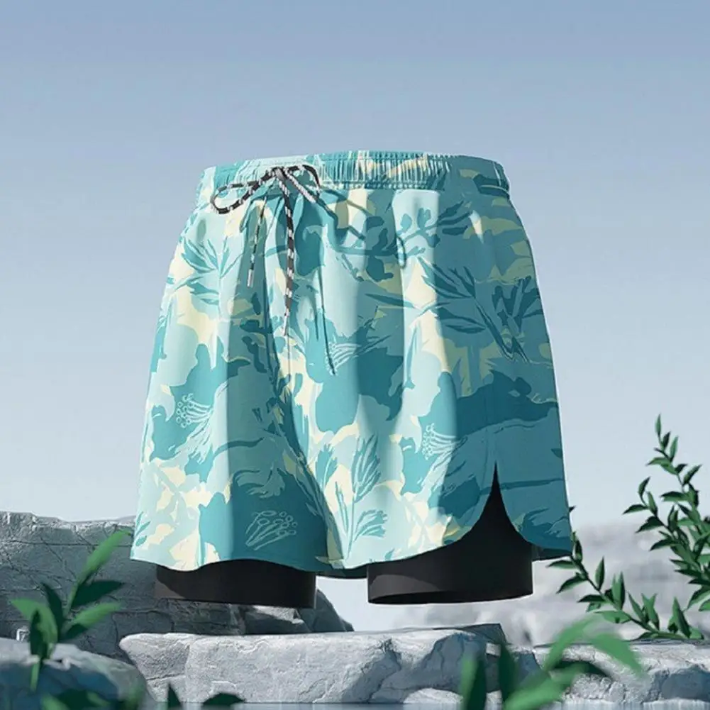 Мужские плавательные шорты с кулиской мужские поддерживающие компрессионные