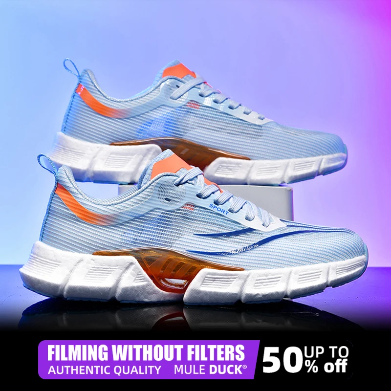 Светоотражающие спортивные беговые кроссовки Carbon Plate Marathon Мужские дышащие