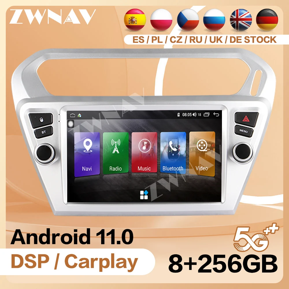 

Автомобильный Центральный GPS Мультимедиа 2 Din Android экран для Peugeot 301 2008-2014 автомобильное радио с Bluetooth стерео приемником аудио