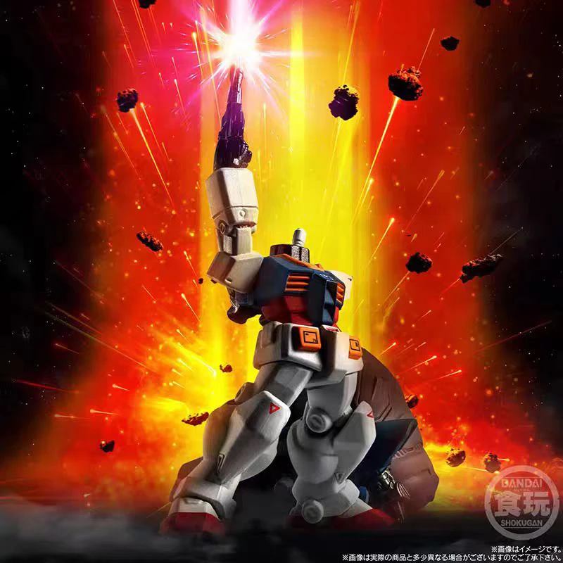 Bandai Shokugan FW CONVERGE CORE RX-78-2 Gundam &amp MSM-02 Zeong LAST SHOOTING SET Фигурка Модель игрушки в наличии