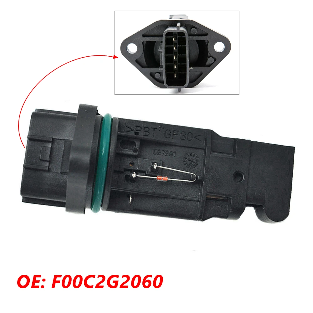 

F00C2G2060 MAF Mass Air Flow Meter Sensor For NISSAN Almera N16 V10 Primera P11 P11 WP12 WP11 22680-5U400 0280218094