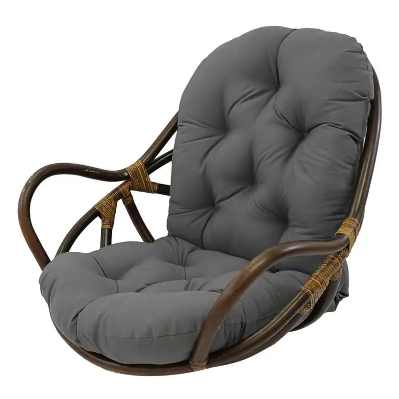 

Replacement Cushions For Outdoor Swing Waterproof Porch Swing Cushions With Backrest Comfortable Outdoor Seat Pads For Garden