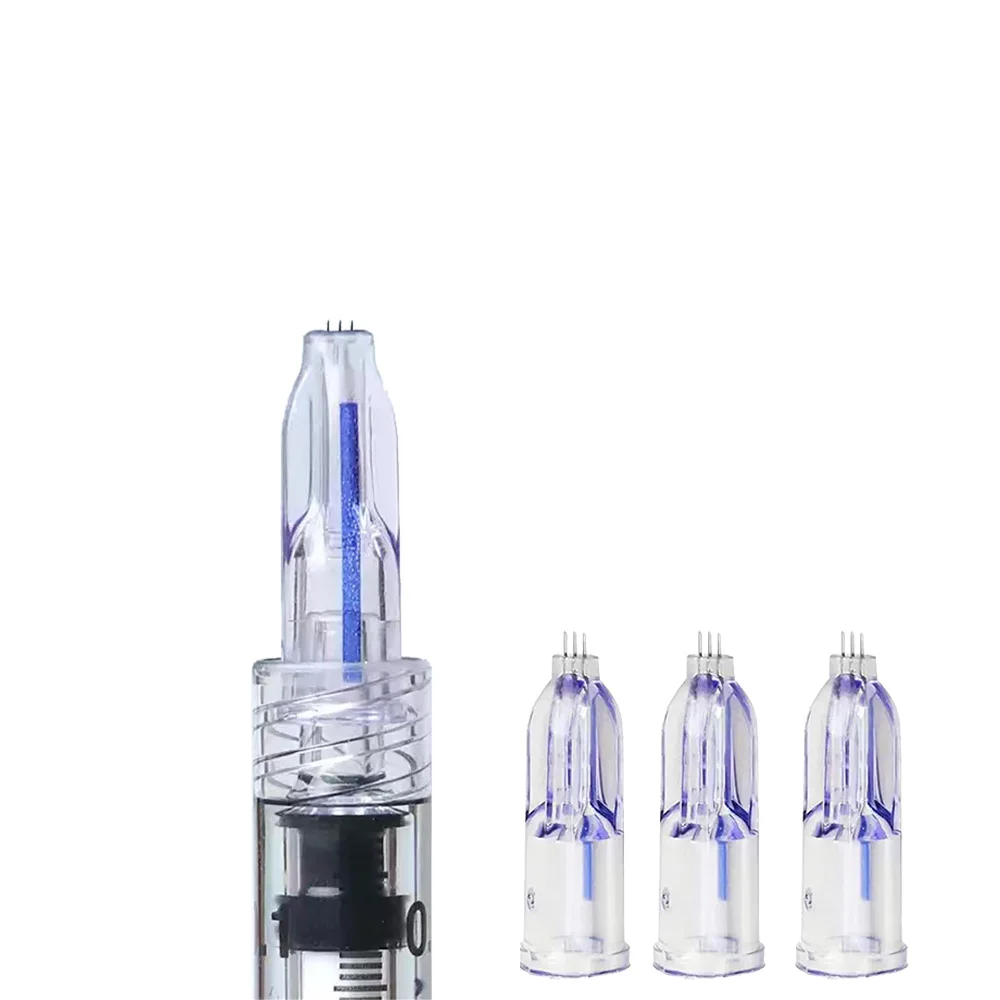 

Hand Nanosoft Microneedle Fillmed 3pin Nano Micro Needle 0.6mm Cardridge Anti Aging for Round Eyes and Neck Linkes