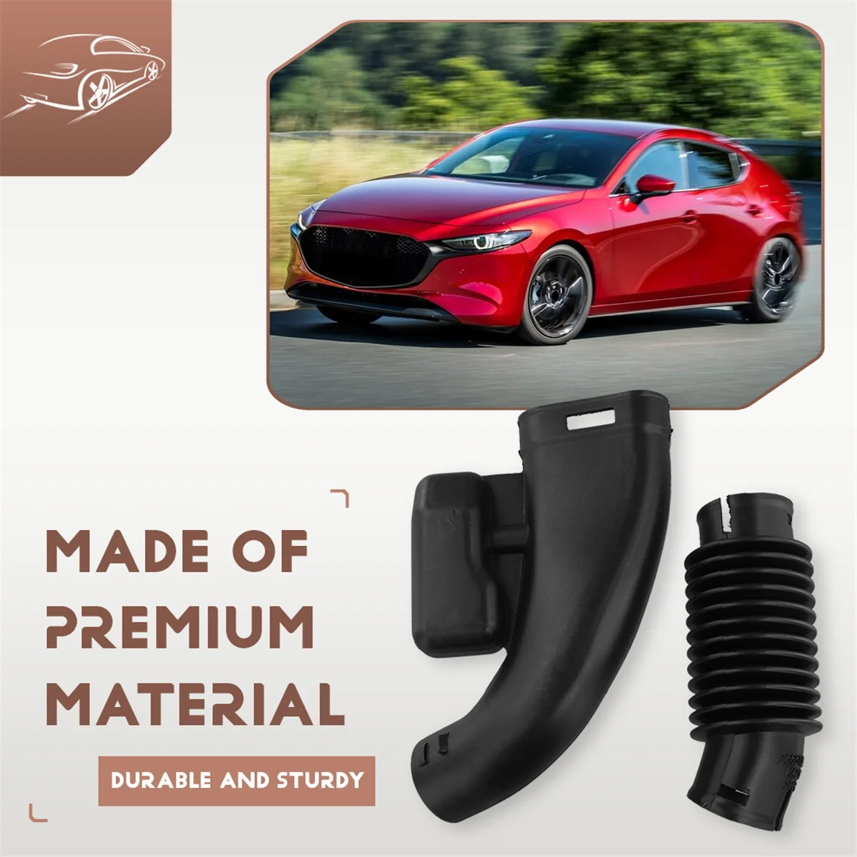 Автомобильный впускной шланг воздуховода для Mazda 3/M3 XC/BL 1.6L 2008-2013 двигатель Z668-13-200