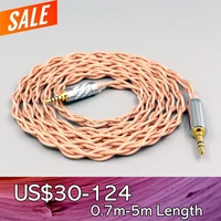 graphene 7n occ shielding coaxial mixed earphone cable for beyerdynamic dt 240 pro dt240pro shure aonic 50 ln007804