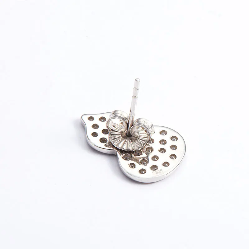 

Light Luxury 925 Sterling Silver Full Zircon Inlay Trendy Earrings for Women Jewelry Valentine's Day Birthday Gift