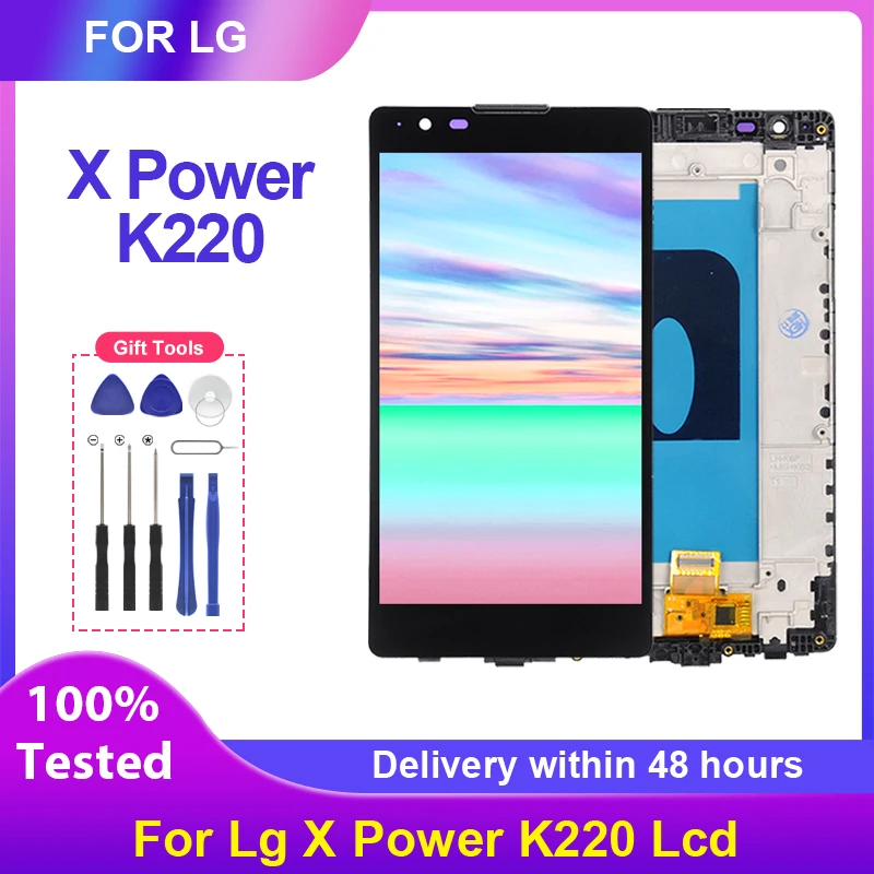 

1Pcs 5.3 Inch X Power Display For LG K220 Lcd Touch Digitizer Assembly LS755 K450 LS755 K210 Screen Free Shipping With Tools