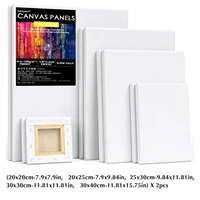 stretched canvas multipack of 10 4x4 5x7 8x10 9x12 and 12x16 inches %e2%80%93 2 of each 100 cotton art supplies for acrylic pouring
