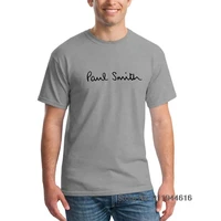 camiseta ajustada de manga corta con cuello redondo para hombre de paul smith