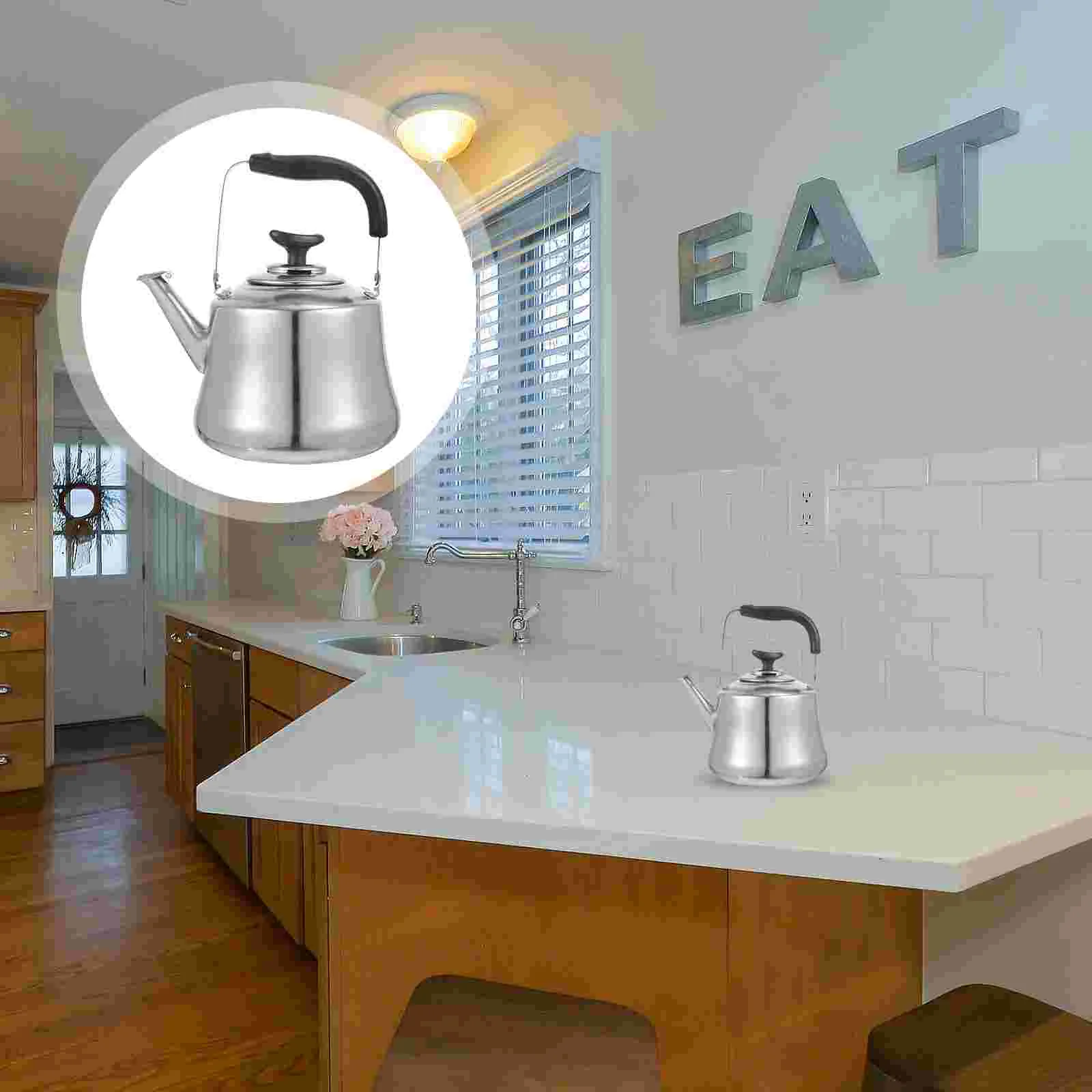

Kettle Tea Whistling Steel Stainless Teapot Water Pot Stove Stovetop Coffee Teakettlegas Whistle Ceramic Pots Metal Boiling