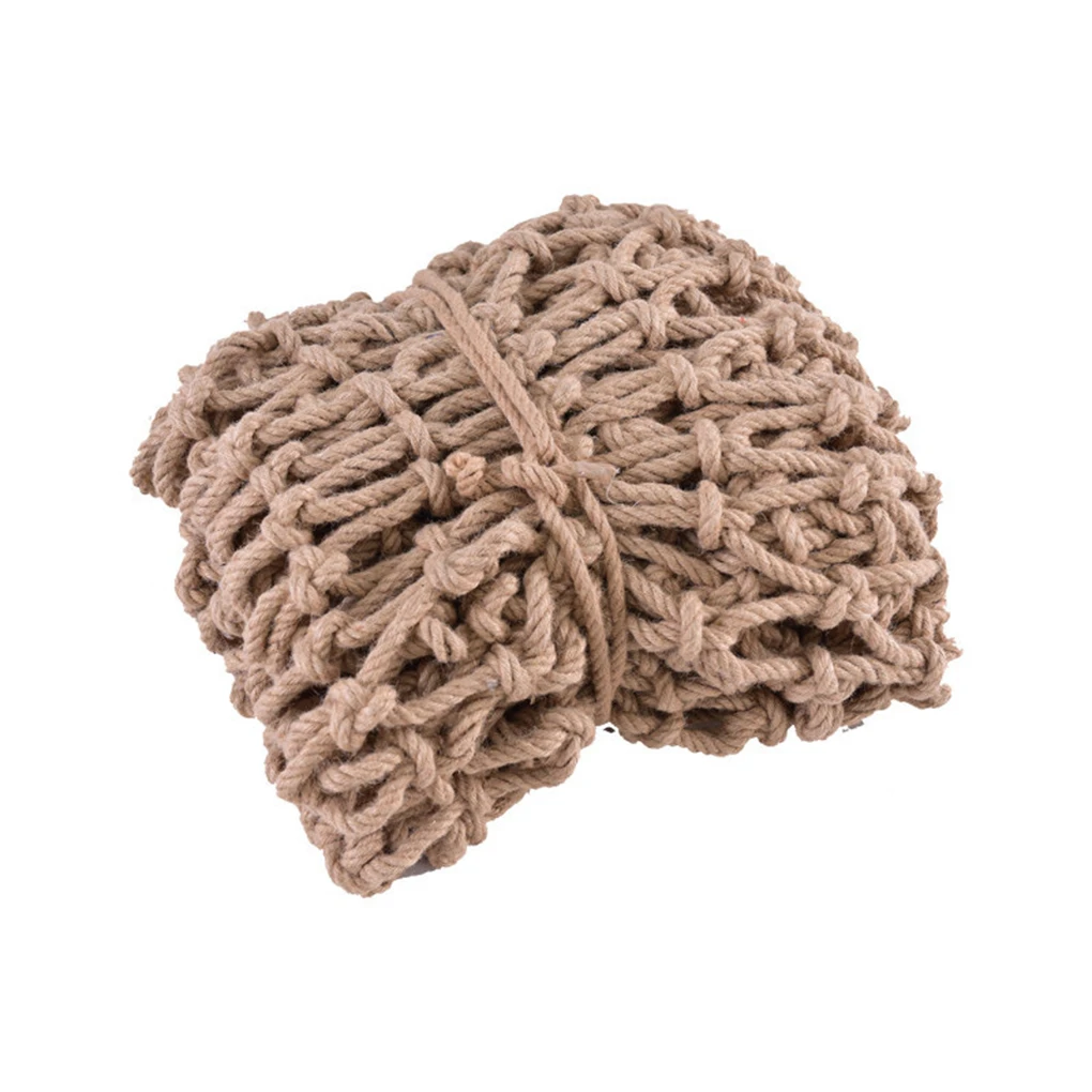 Детская безопасная сетка для скалолазания 2x4 м джутовая веревка ручной работы