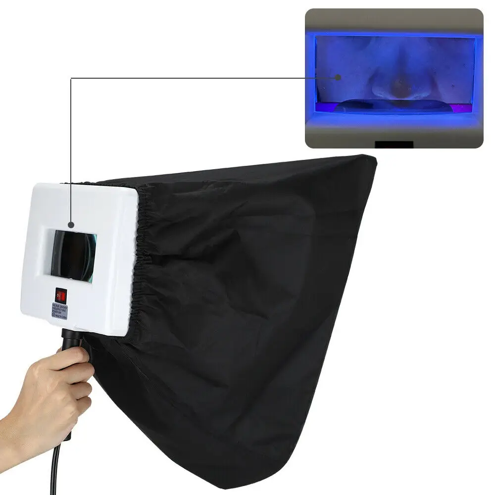 

Лампа для УФ-анализатора кожи, деревянная лампа для тестирования кожи лица, лампа для обследования для домашнего использования или спа