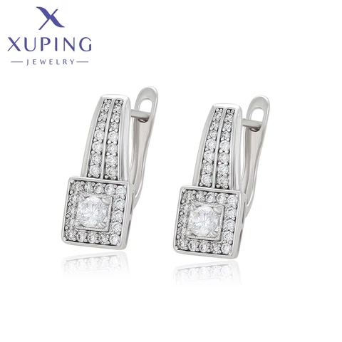 Золотые серьги-кольца Xuping