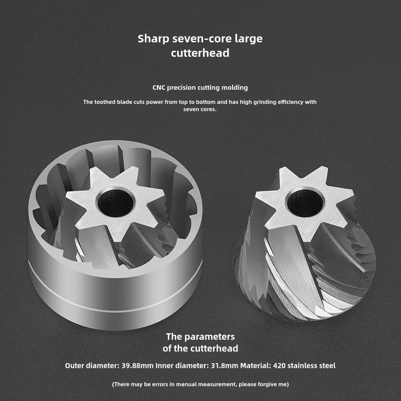 Портативная кофемолка M60 ручная с 60 насадками