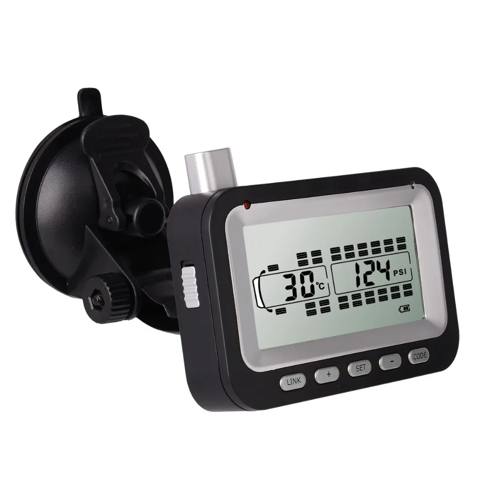 

2022 TPMS BLE 5.0 2.4GHz 10 sensors with the GPS tracker truck tire pressure monitoring system