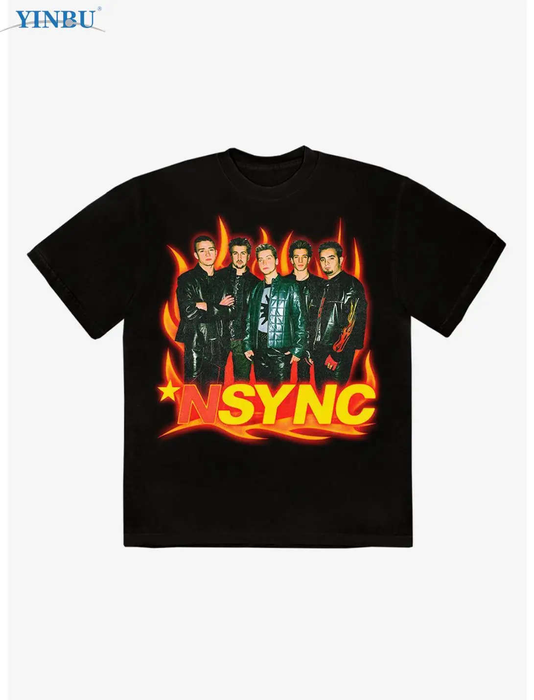 

NSYNC Portrait Printed t-shirt YINBU Brand 2023 High quality Graphic Tee