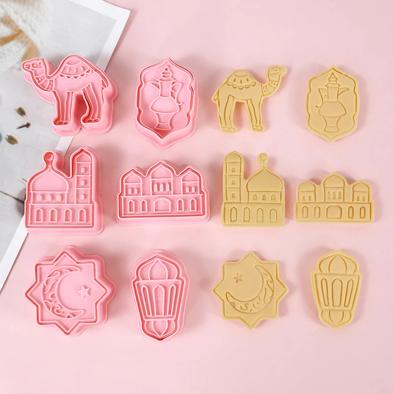 

Eid Mubarak Camel Moon Mosque Cookie Cutters Baking Mold Islamic Muslim Party Ramadan Kareem Decoration Biscuit Mould Cake Tools