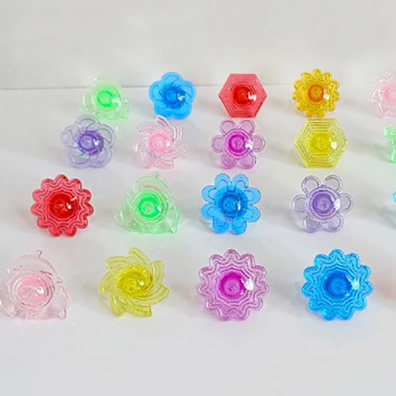 10 шт. Новинка креативная игрушка забавный мини волшебный пластиковый гироскоп