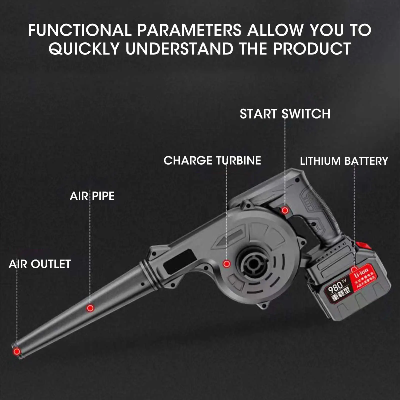 Беспроводной электрический вентилятор и всасывающий компьютерный