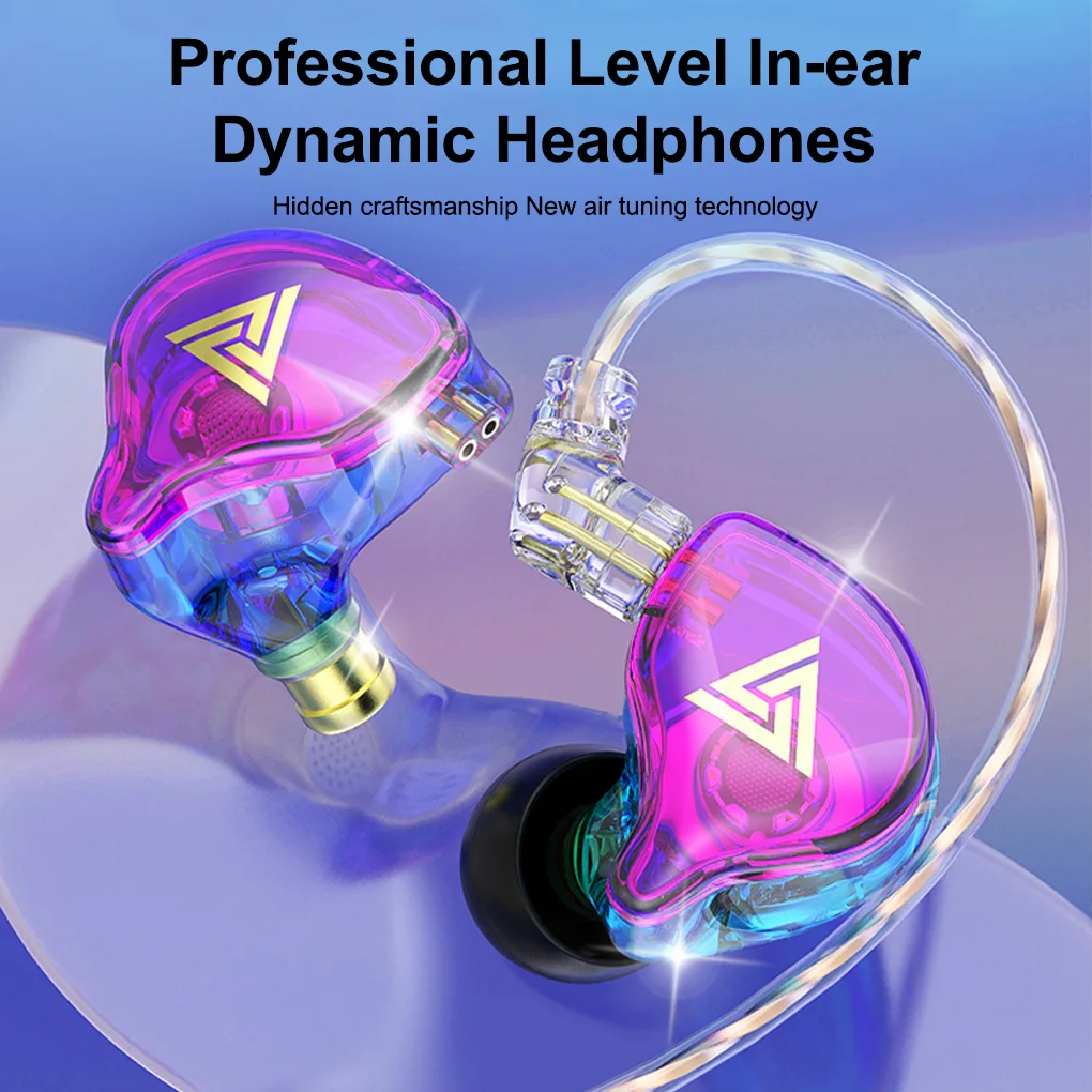 Наушники-вкладыши QKZ AK6 PLUS проводные наушники черный цвет без микрофона