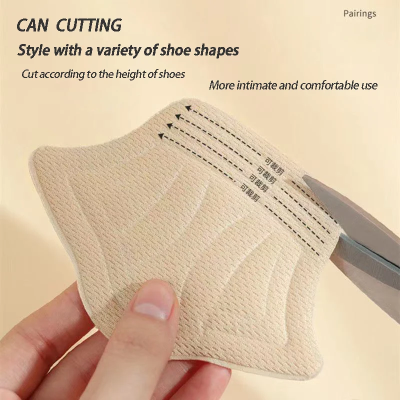 2Pacs Insoles For Sport Shoes Men Adjustable Size Antiwear Feet Pad Women For Shoes Heels Insoles Protector Sticker Care Inserts
