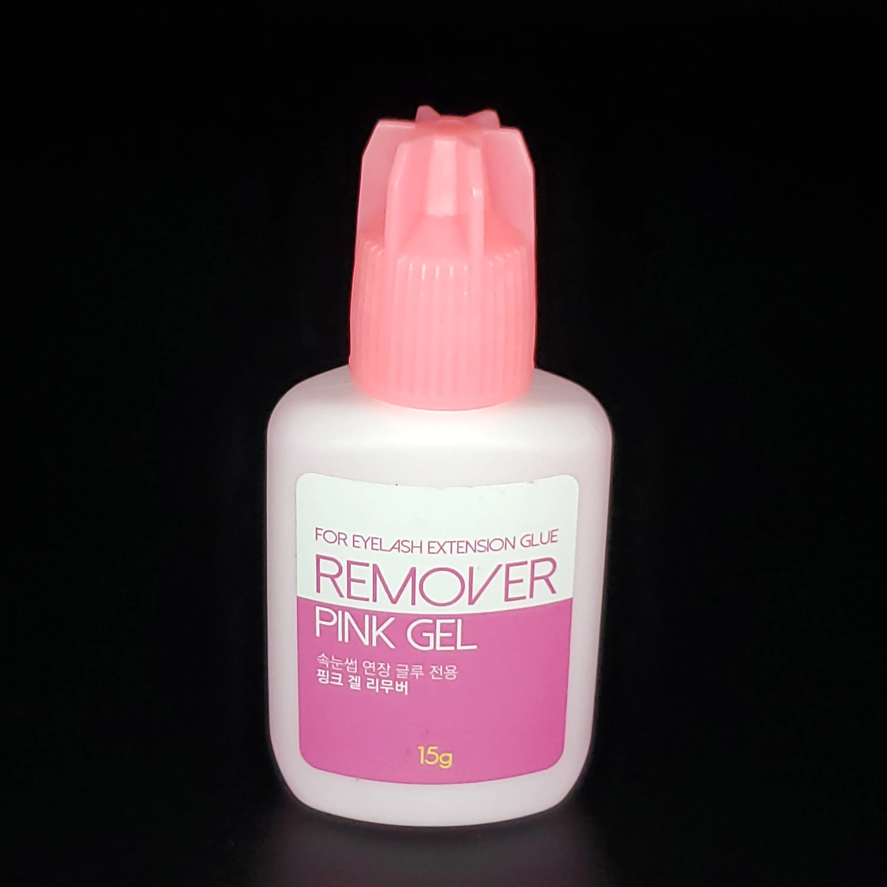 Корейская леди розовый 15 мл Профессиональный гель для снятия клея ресниц