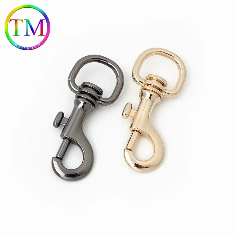 10-50Pcs Zinc Alloy Trigger Lobster Clasps Dog Collar Chain Snap Hook Buckle Metal Swivel Clasp Buckle Hardware Accessory