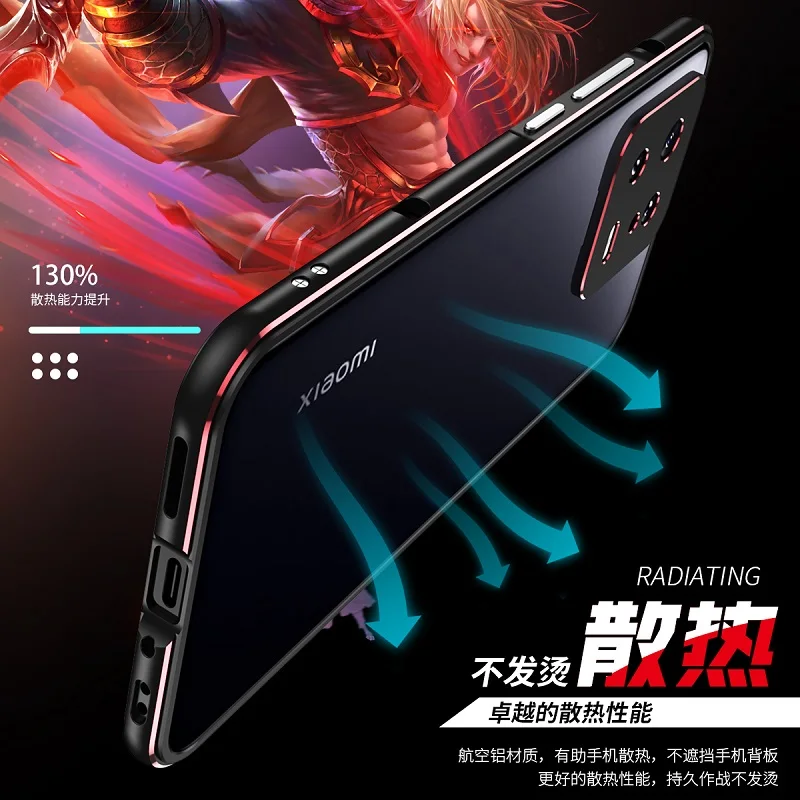 For XIAOMI 13 Pro Case Luxury Metal High End Titanium Alloy Frame Lens Protection Shockproof For Xiaomi 13 Case Shell Cover Bag