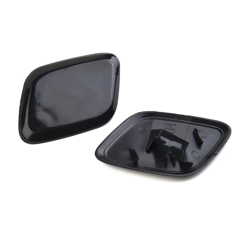 Автомобильный бампер L &amp R насадка для омывателя фар черная крышка Ford F\'ocus 2012-2014