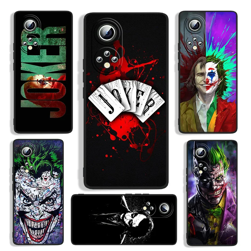 

Jokers Cool Art Phone Case For Huawei Honor 70 60 SE 50 X30 X8 30S 30i V20 20S 10i 10X Pro Plus Lite Black Cover