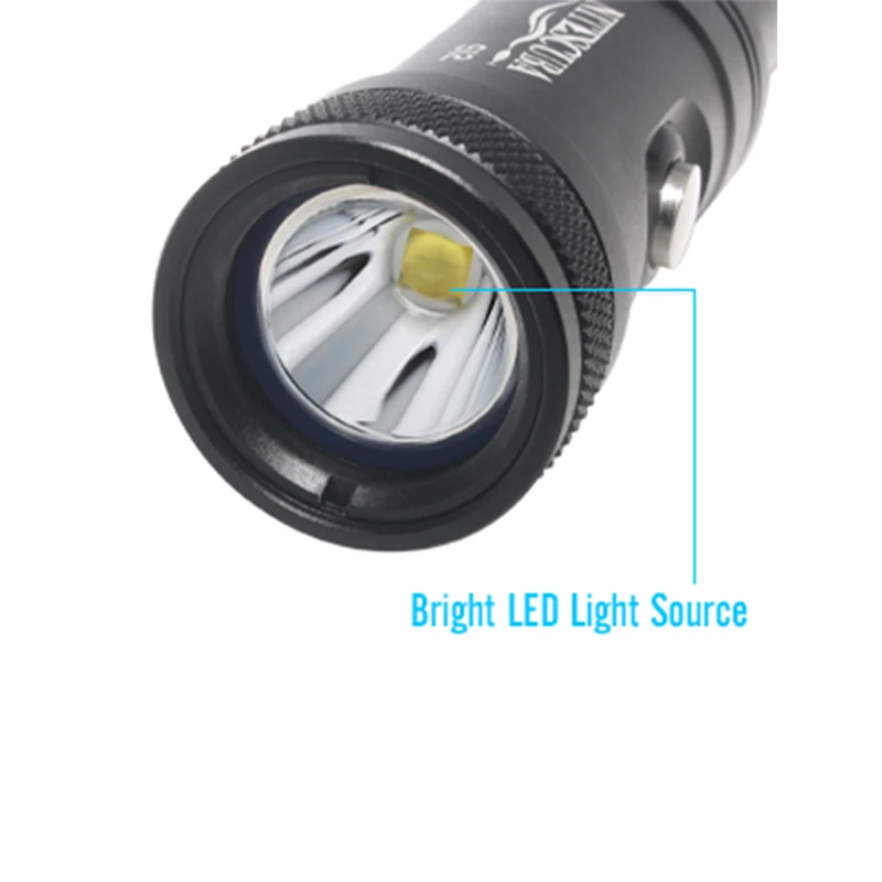 Светодиодный фонарик для подводного плавания nitedive S12 дайвинга 1200 люмен