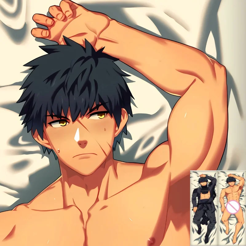 

DIY Custom Dakimakura Pillowcase Anime Doutanuki Masakuni (Touken Ranbu Online) Home Bedding Hugging Body Pillow Cover Case