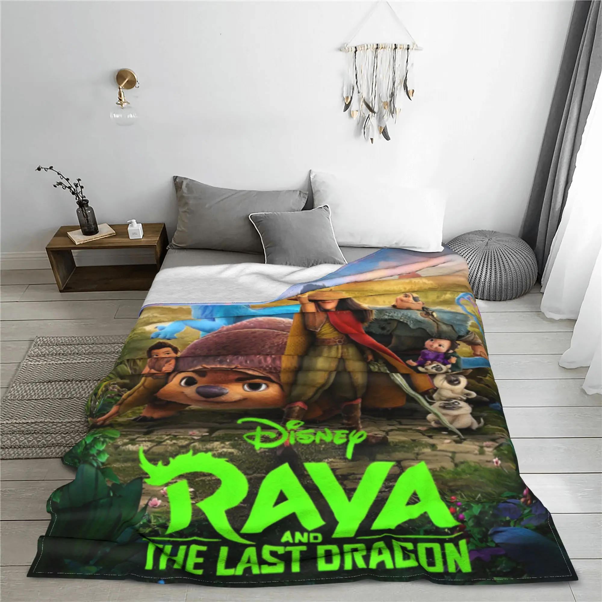 Одеяла Рая и последний дракон фланелевое винтажное теплое одеяло для