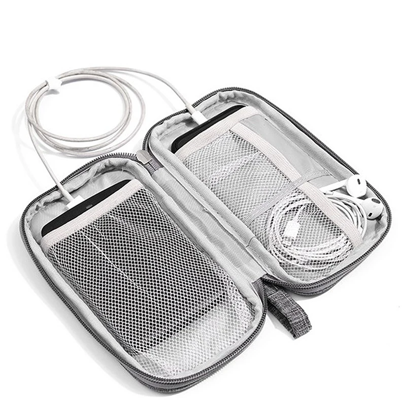 Новый 1 шт. портативный кабельный органайзер для хранения Power Bank чехол цифрового
