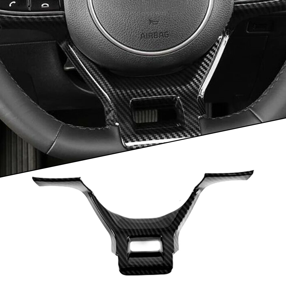 

Carbon Fiber Inner Steering Wheel Decor Cover Trim For KIA K5 2020 2021 2022 2023 Steering Wheel Moulding Sticker