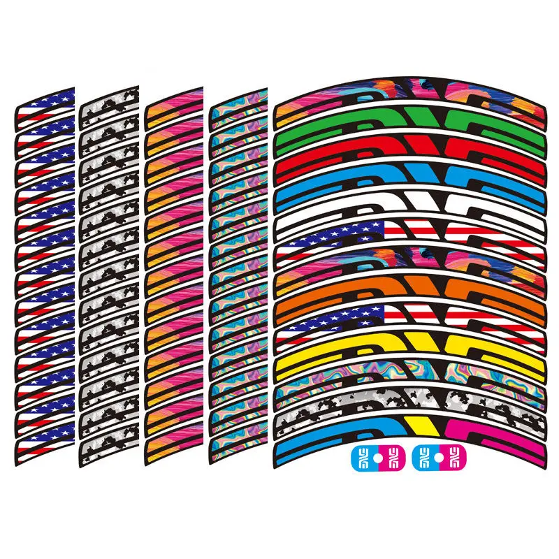 

Bicycle Rim Stickers width 20mm MTB Road Bike Wheelset Decals Cycing Decorative Film 26 27.5 29 700C Generic Bike Accessories