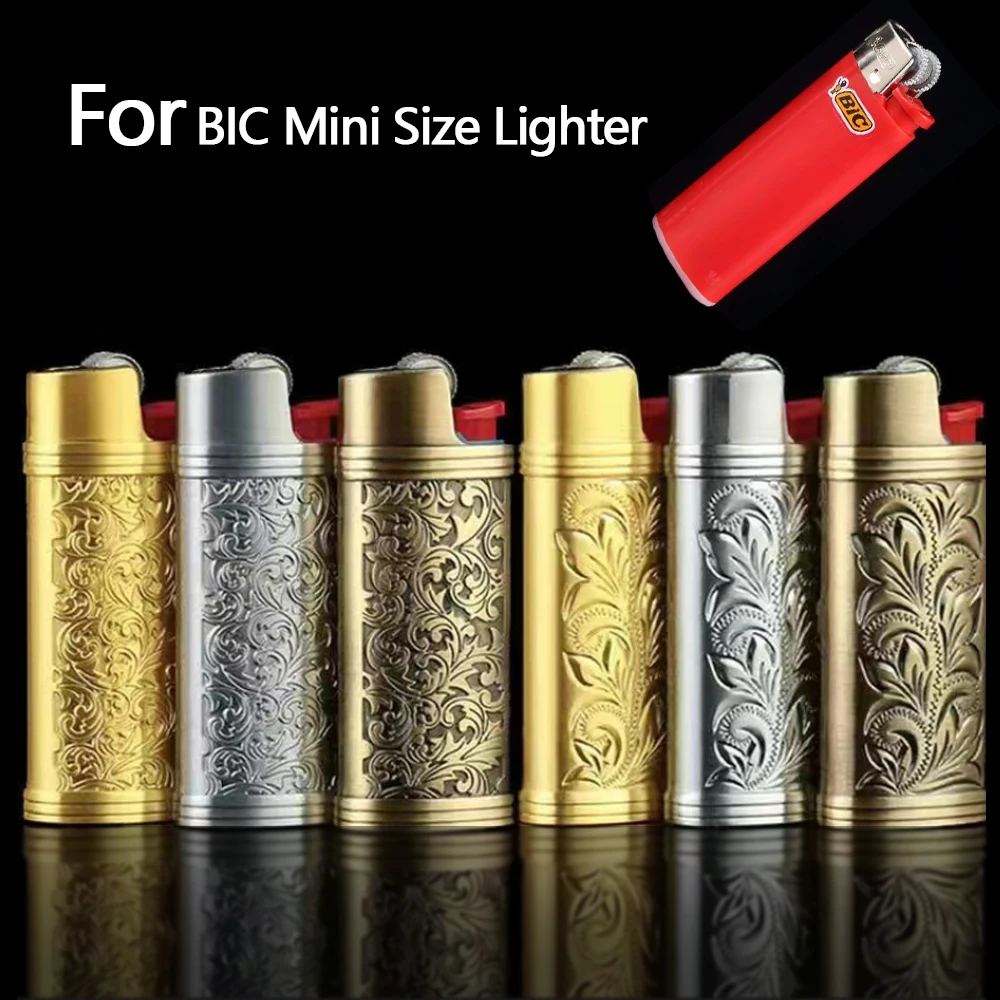 Case Cover Holder For Bic Mini Size J5 Lighter Metal Armor D