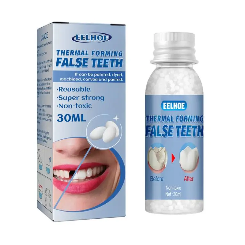 

Temporary Tooth Repair Beads Teeth And Gap False Teeth Solid Glue Gap Filling Teeth Glue Role-Playing DIY Hole Broken Teeth