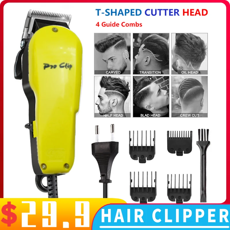 Enlarge Adjustable Professional Trimmer For Men 2022 New Electric Carbon Steel Clipper Adjustable Adult Kid Cordless Hair